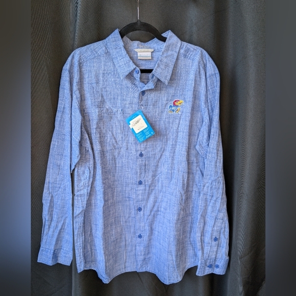 Columbia Sportswear KU Jayhawks Men's Shirt - Size Large